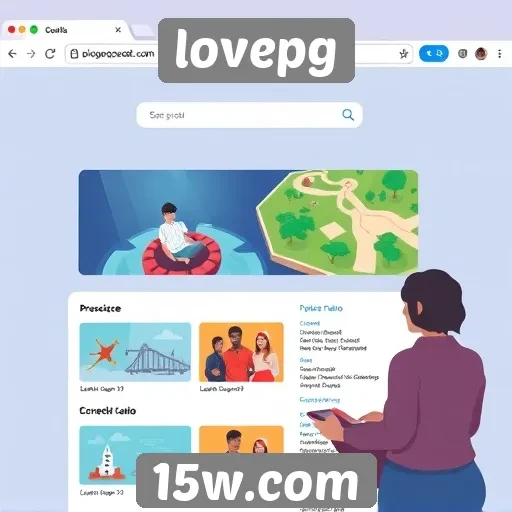 Experiência de usuário no site lovepg é positiva